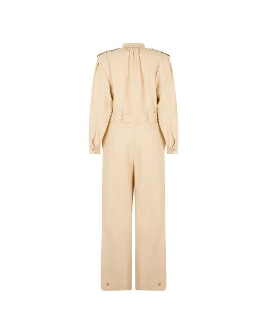 Alberta Ferretti Natural Jumpsuits