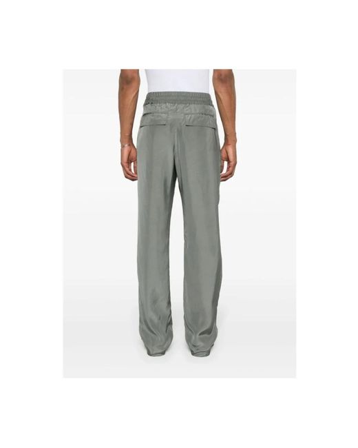 Trousers > straight trousers Dries Van Noten pour homme en coloris Gray