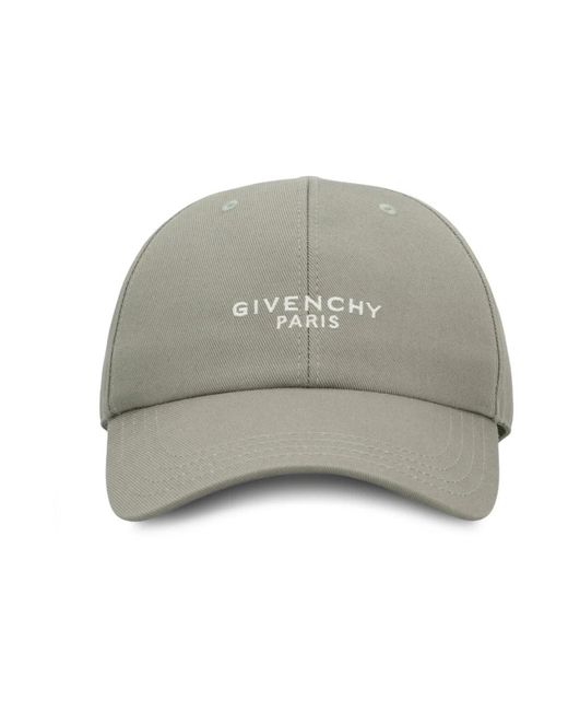 Givenchy Accessoires ,Grijs ,Katoen Paris Geborduurde Cap in het Gray voor heren