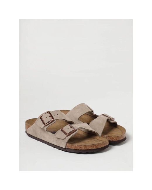 Sliders di Birkenstock in Brown da Uomo
