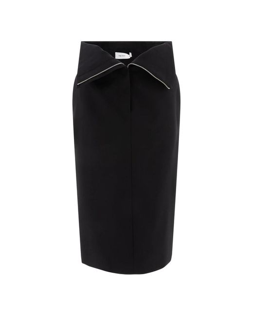 Alexander McQueen Black Midi Skirts