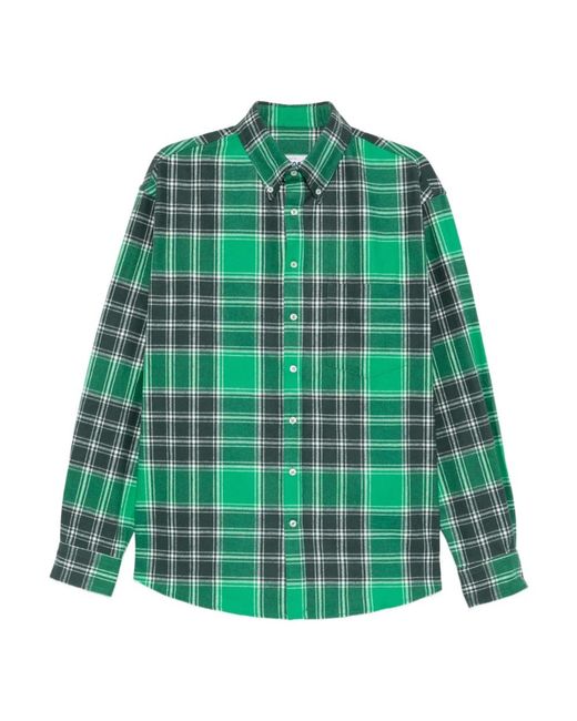 LC23 Green Casual Shirts for men