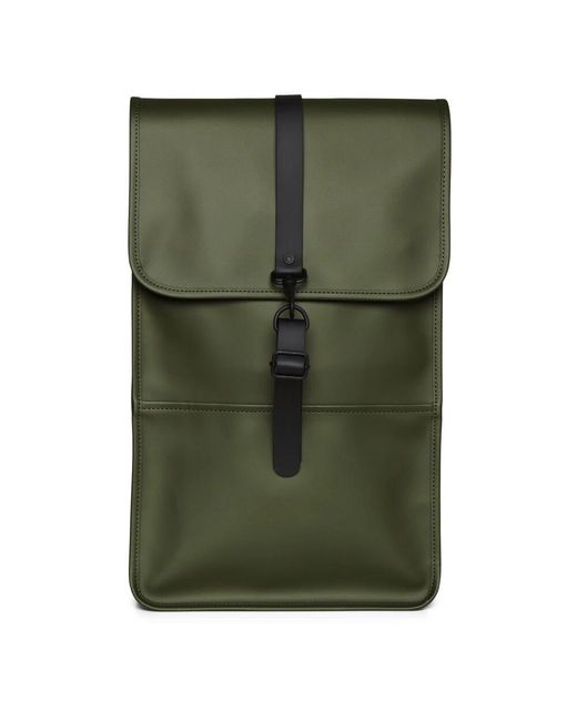 Rains Green Stylischer rucksack