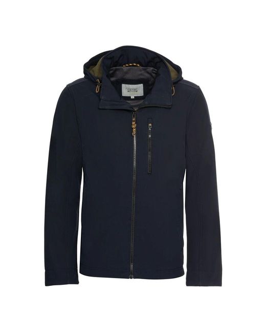 Camel Active Softshell-Jacke Mit Abnehmbarer Kapuze in Blue für Herren