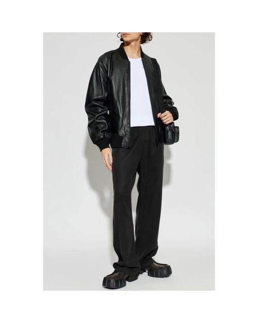DIESEL Jassen ,Zwart ,Leather Jassen in het Black voor heren