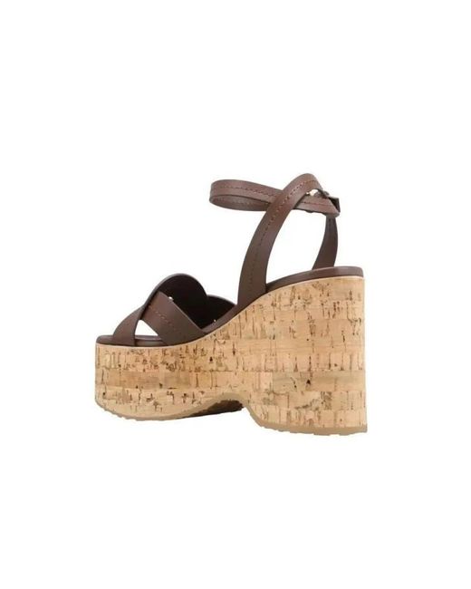 Gianvito Rossi Brown Wedges