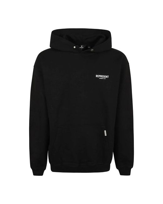 Represent Hoodies in het Black voor heren