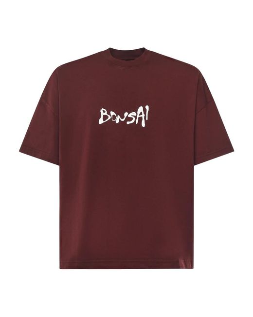 Bonsai T-Shirt in Red für Herren