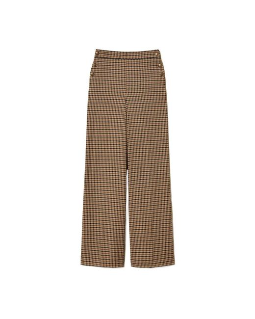 Twinset Brown Wide Trousers