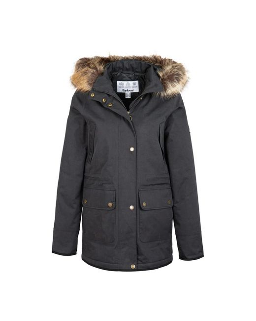 Barbour Belmount Hooded Jacket in het Blue