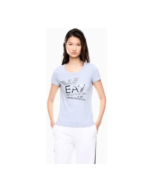 EA7 Blue T-Shirts