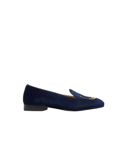 Scarosso Blue Loafers