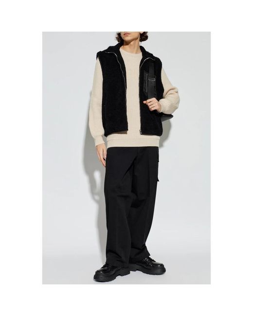 Fendi Jassen ,Zwart ,Wol Gilet in het Black voor heren