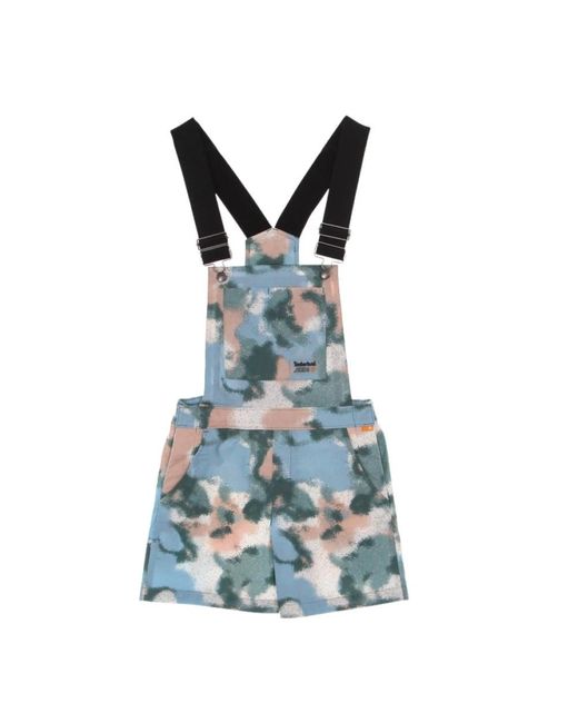 Timberland Blue Dungarees All Over Print Dungarees