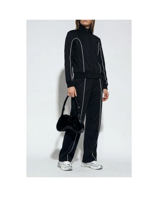 DIESEL Hoodies & Sweatvesten ,Zwart ,Katoen F-Locking-Od Sweatshirt in het Black