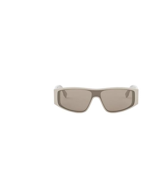 Fendi White Sunglasses for men
