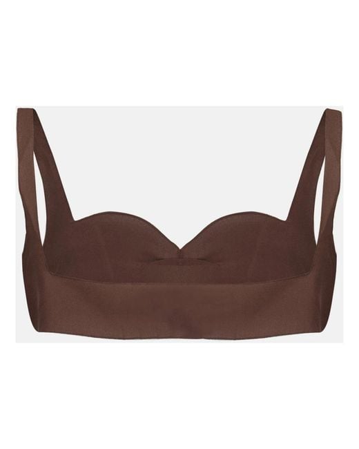 Prada Brown Sleeveless Tops