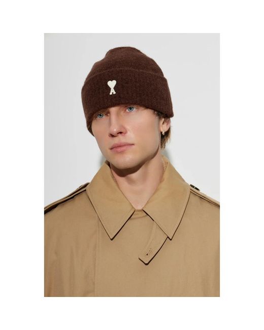 Beanies AMI pour homme en coloris Brown