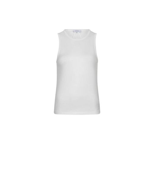 Dante 6 White Sleeveless Tops