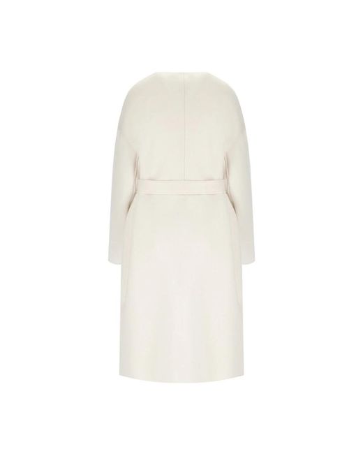 Max Mara Natural Belted Coats