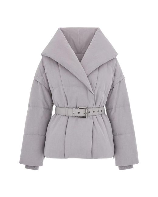 Patrizia Pepe Gray Winter Jackets