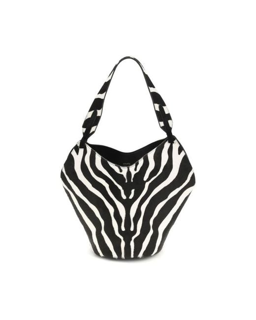 Khaite Black Shoulder Bags