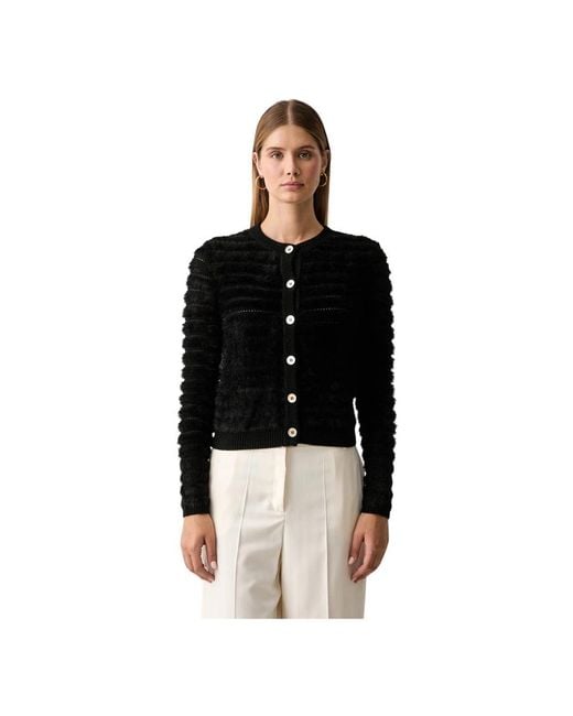 Cardigans Twinset de color Black