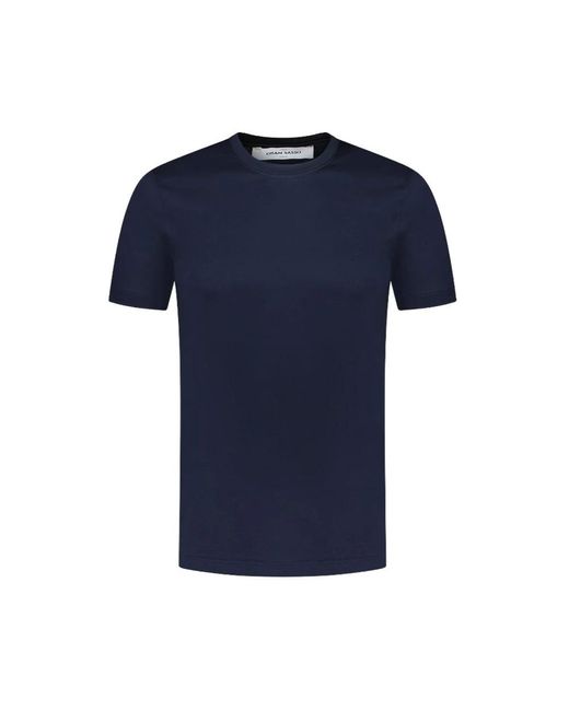 Gran Sasso Blue T-Shirts for men