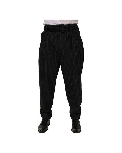 Dolce & Gabbana Black Sweatpants for men