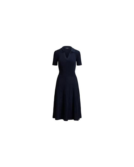 Ralph Lauren Blue Knitted Dresses