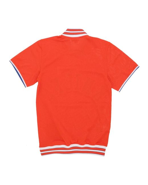Mitchell & Ness Tops ,Oranje ,Polyester Nba Schietshirt 1968 Spelernaam in het Red voor heren