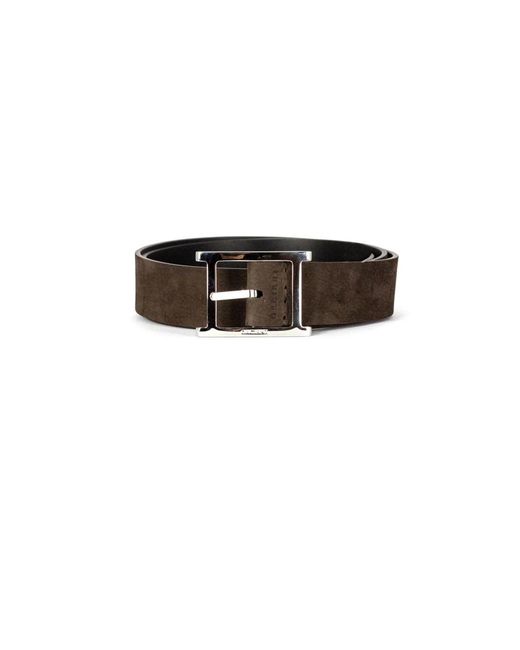 Orciani Reversible Leren Riem in het Black voor heren