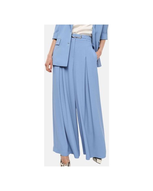 Imperial Blue Wide Trousers