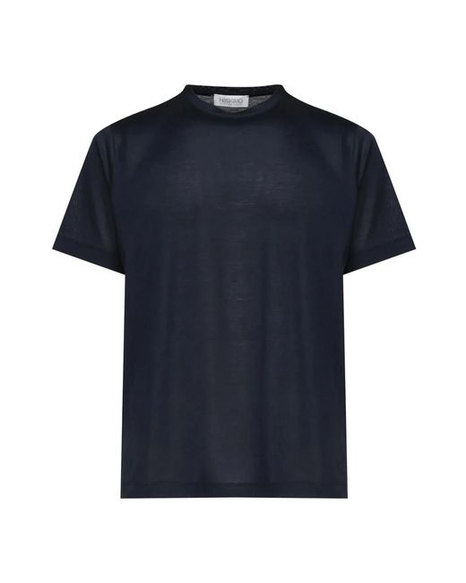 Heskimo Tops ,Blauw ,Katoen T-Shirt in het Blue voor heren