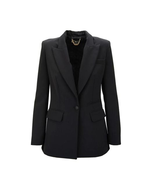 Elisabetta Franchi Black Blazers