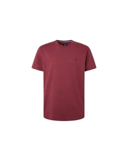 Hackett T-shirt aus baumwolle in Red für Herren
