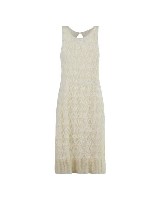 Chloé Natural Knitted Dresses