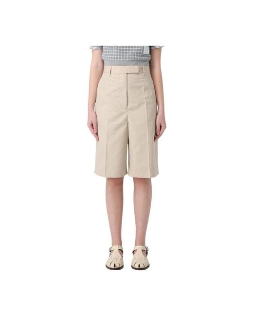 Long Shorts Thom Browne en coloris Natural