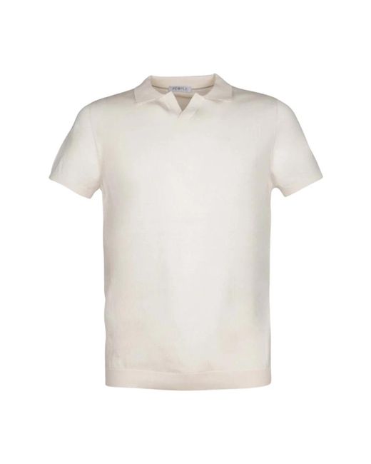 People Of Shibuya White Polo Shirts for men