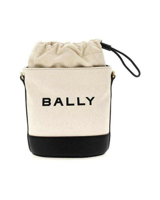 Bally White Bucket Bags