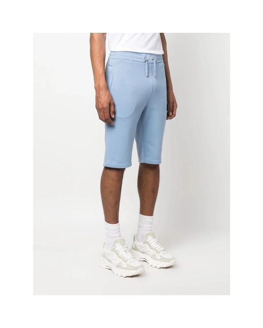 Balmain Blue Casual Shorts for men