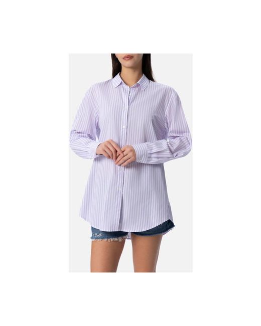 Blouses & shirts > shirts Mc2 Saint Barth en coloris Purple