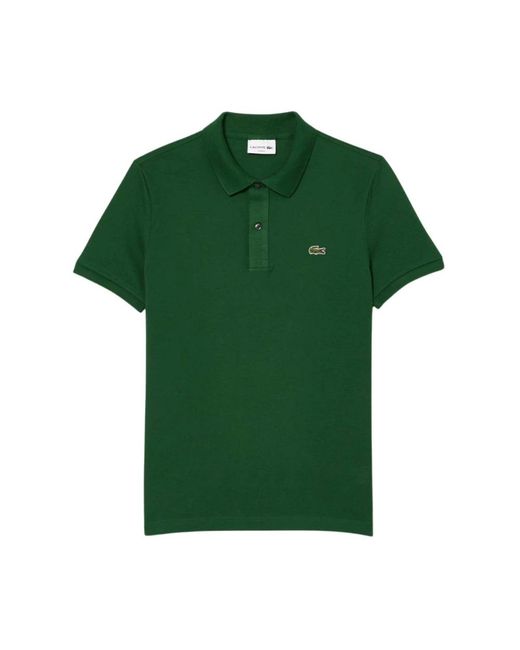 Lacoste Tops ,Groen ,Katoen Slim Fit L.12.12 Piqué Polo in het Green voor heren