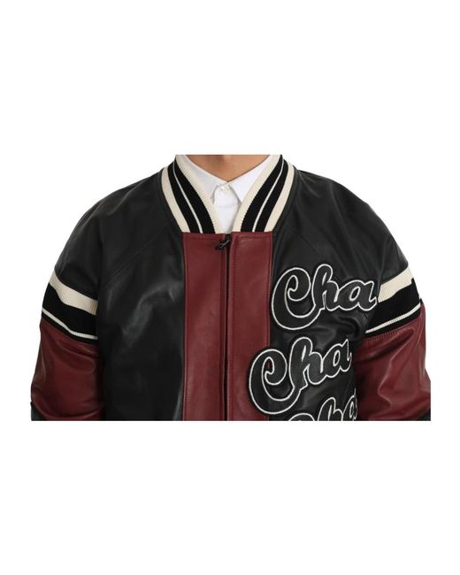 Dolce & Gabbana Brown Bomber Jackets for men
