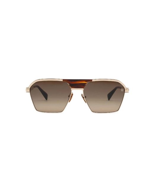 Balmain Brown Sonnenbrille Sergeant