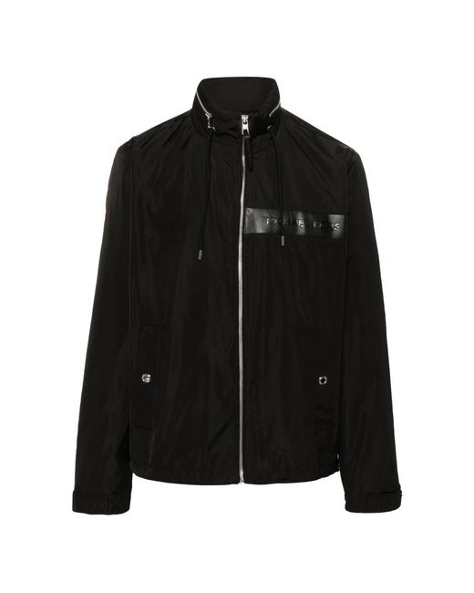 Michael Kors Jassen ,Zwart ,Polyester Lichtgewicht Windjack Van Polyester in het Black voor heren
