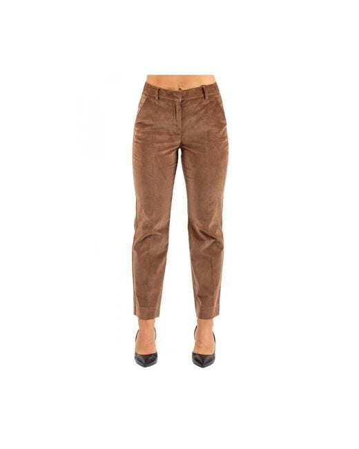 Slim-Fit Trousers Weekend en coloris Brown
