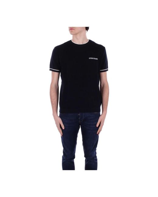 Guess T-Shirts in het Black voor heren