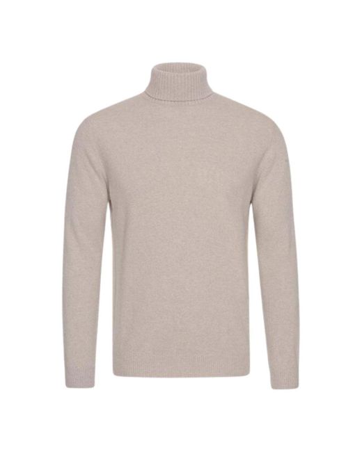 Oscar Jacobson Gray Turtlenecks for men