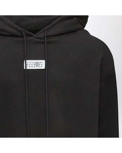 MM6 by Maison Margiela Black Hoodies for men